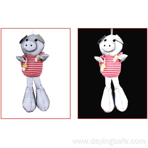 Cute Reflective Polyester Key Toy for Children